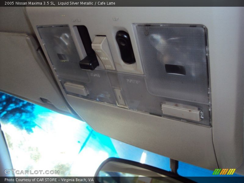 Liquid Silver Metallic / Cafe Latte 2005 Nissan Maxima 3.5 SL