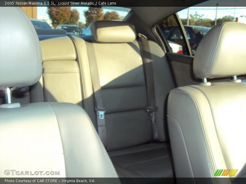Liquid Silver Metallic / Cafe Latte 2005 Nissan Maxima 3.5 SL