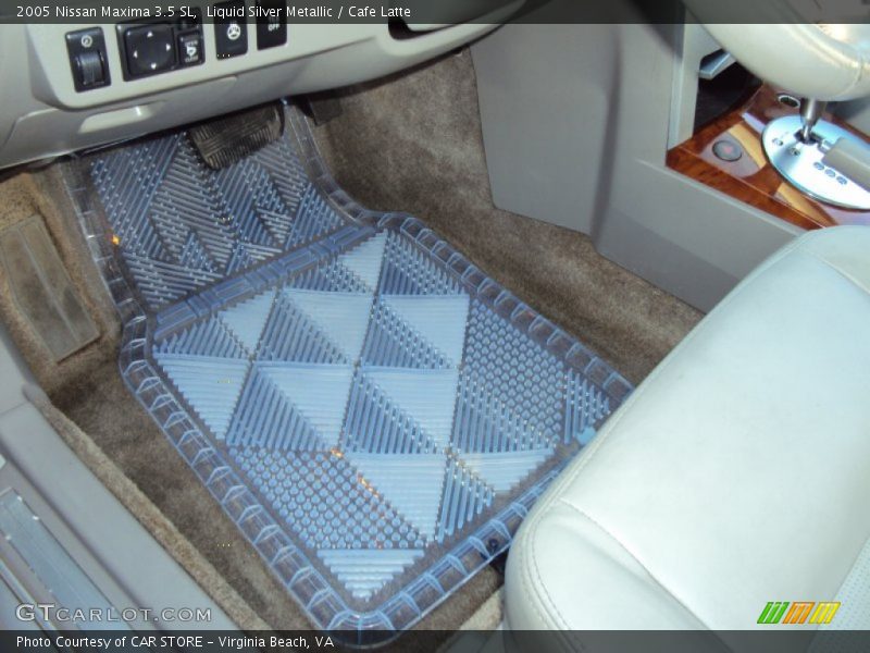 Liquid Silver Metallic / Cafe Latte 2005 Nissan Maxima 3.5 SL