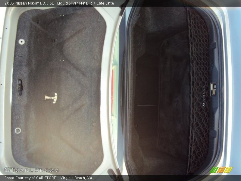 Liquid Silver Metallic / Cafe Latte 2005 Nissan Maxima 3.5 SL