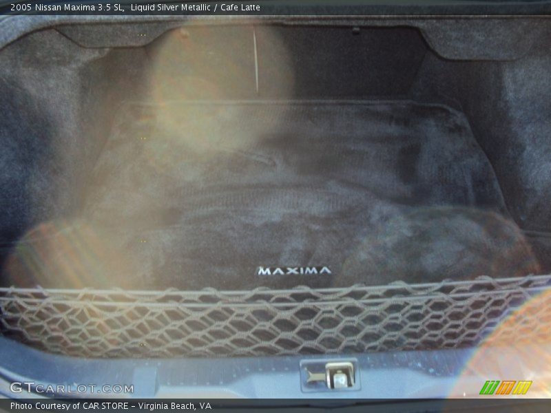 Liquid Silver Metallic / Cafe Latte 2005 Nissan Maxima 3.5 SL