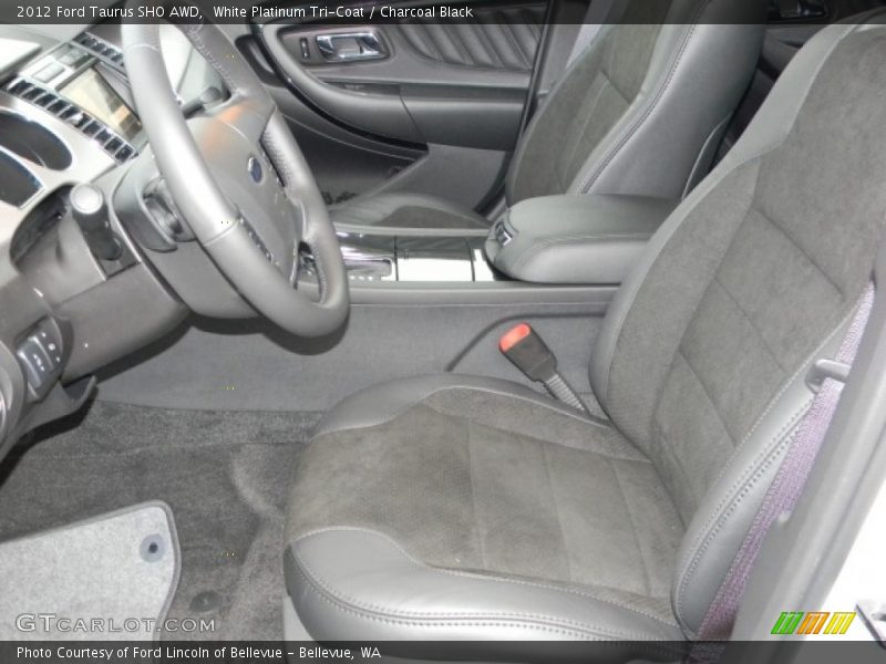  2012 Taurus SHO AWD Charcoal Black Interior