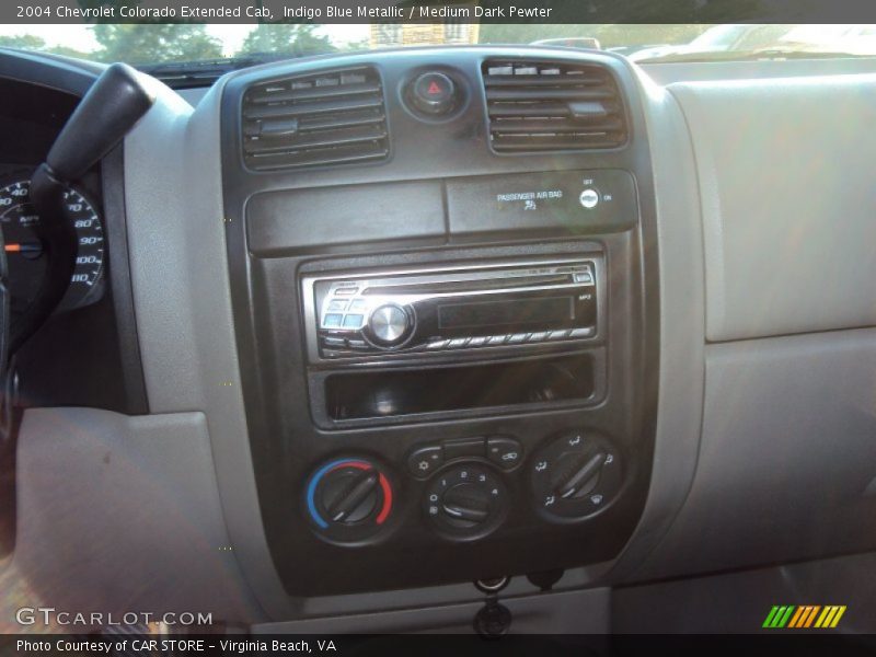 Indigo Blue Metallic / Medium Dark Pewter 2004 Chevrolet Colorado Extended Cab