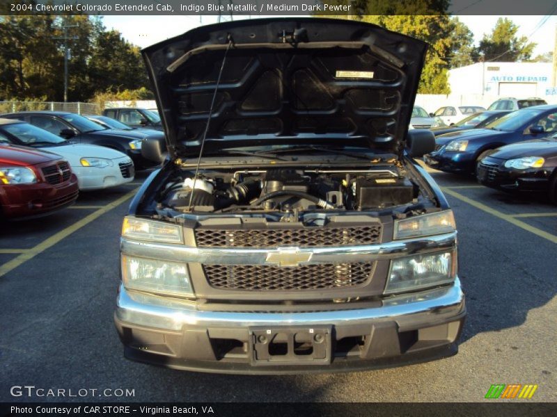 Indigo Blue Metallic / Medium Dark Pewter 2004 Chevrolet Colorado Extended Cab