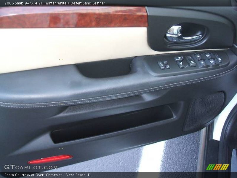 Winter White / Desert Sand Leather 2006 Saab 9-7X 4.2i
