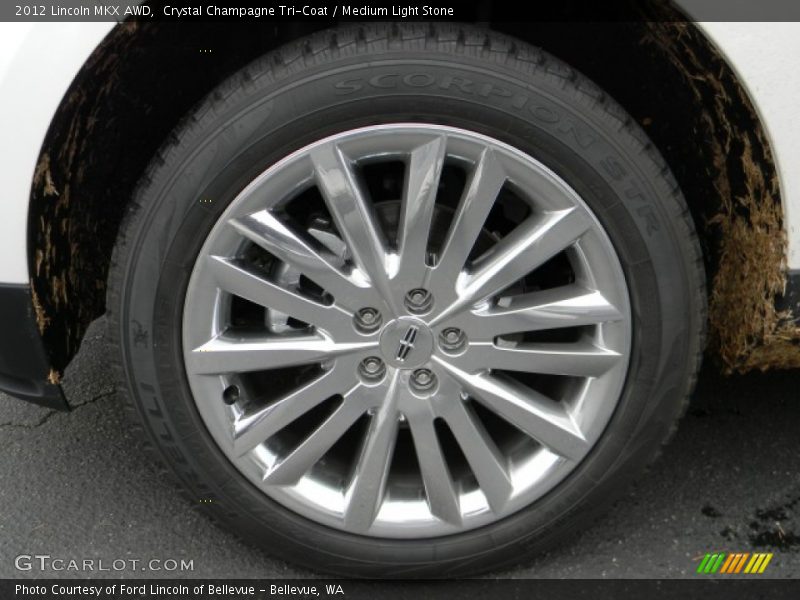Crystal Champagne Tri-Coat / Medium Light Stone 2012 Lincoln MKX AWD