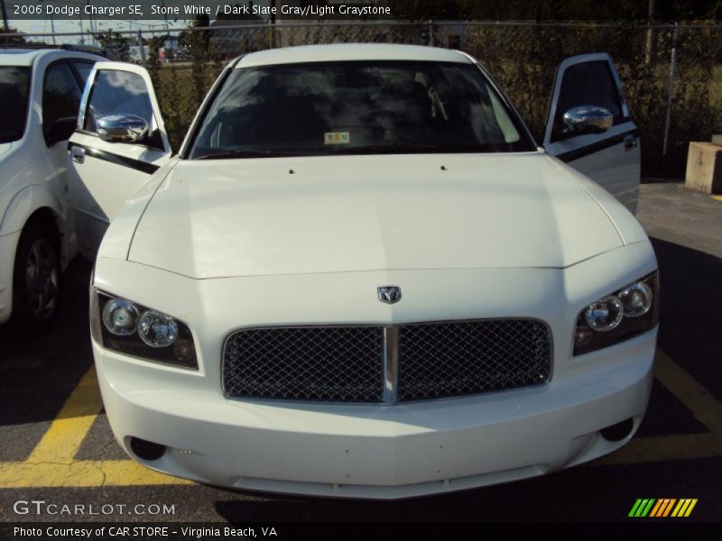 Stone White / Dark Slate Gray/Light Graystone 2006 Dodge Charger SE