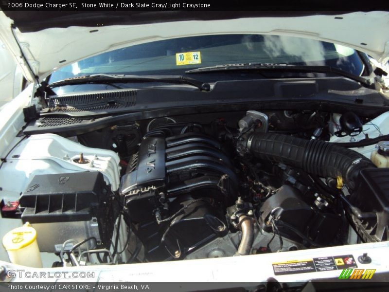 Stone White / Dark Slate Gray/Light Graystone 2006 Dodge Charger SE