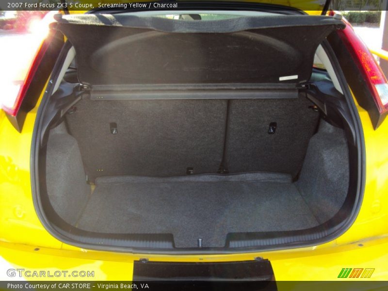 Screaming Yellow / Charcoal 2007 Ford Focus ZX3 S Coupe