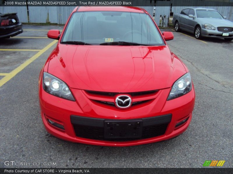 True Red / MAZDASPEED Black 2008 Mazda MAZDA3 MAZDASPEED Sport