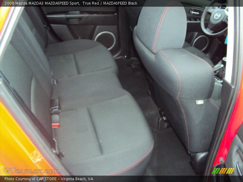 True Red / MAZDASPEED Black 2008 Mazda MAZDA3 MAZDASPEED Sport