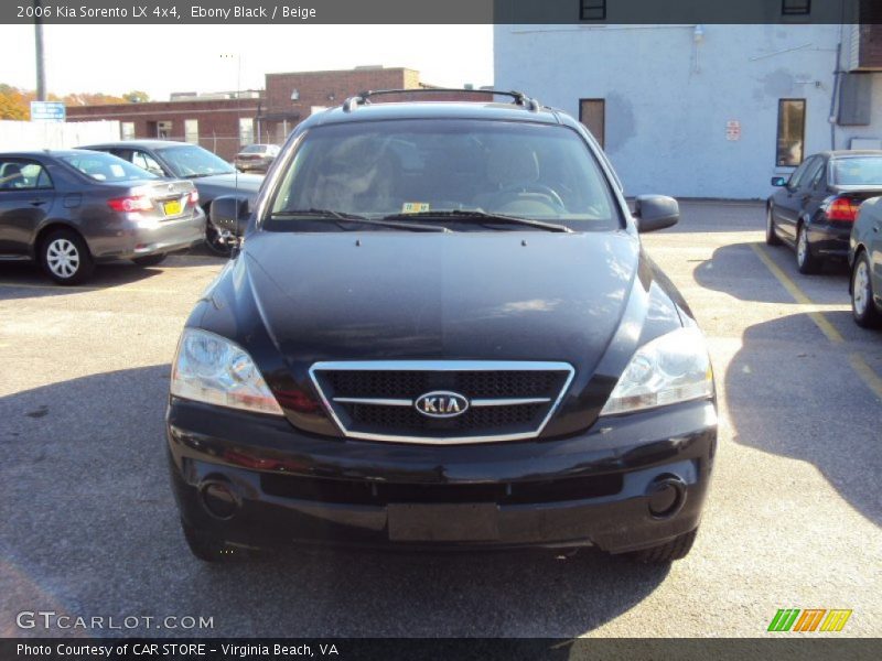 Ebony Black / Beige 2006 Kia Sorento LX 4x4