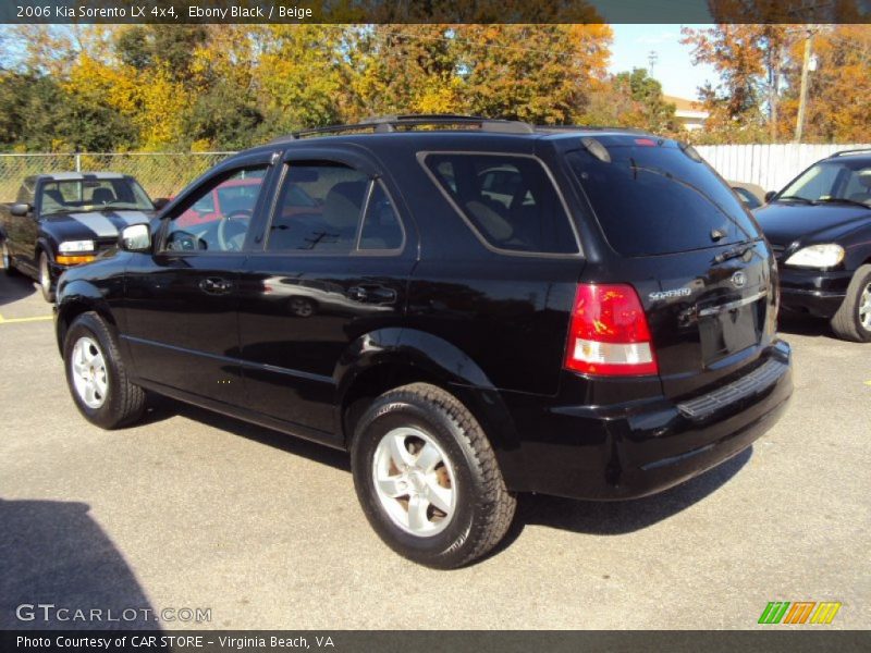 Ebony Black / Beige 2006 Kia Sorento LX 4x4