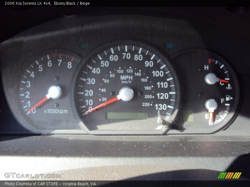 Ebony Black / Beige 2006 Kia Sorento LX 4x4