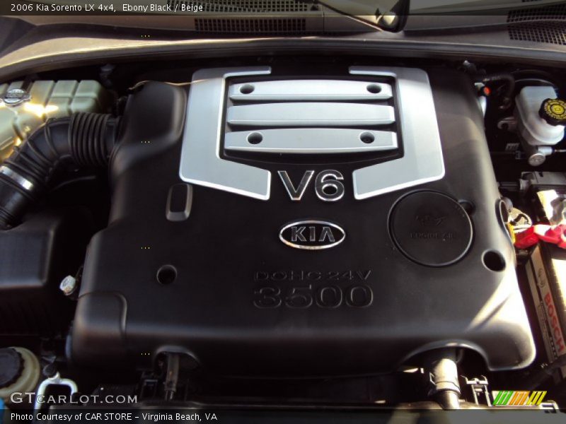 Ebony Black / Beige 2006 Kia Sorento LX 4x4