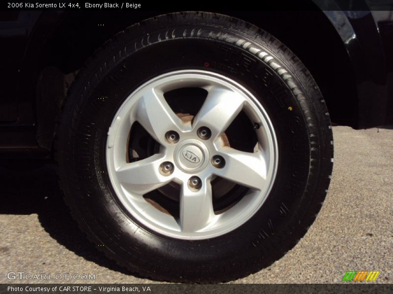 Ebony Black / Beige 2006 Kia Sorento LX 4x4