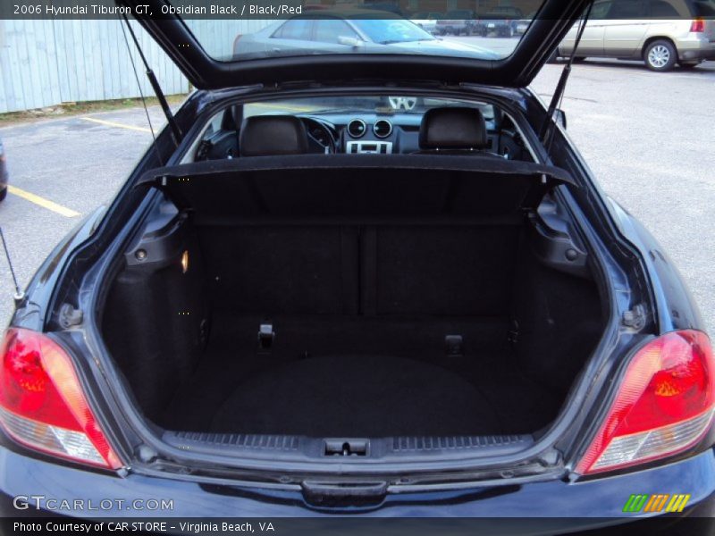 Obsidian Black / Black/Red 2006 Hyundai Tiburon GT