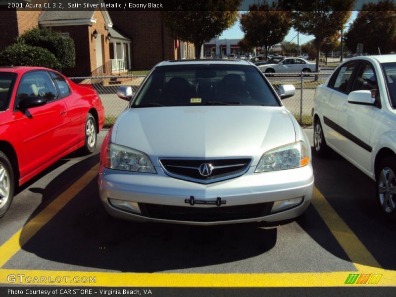 Satin Silver Metallic / Ebony Black 2001 Acura CL 3.2