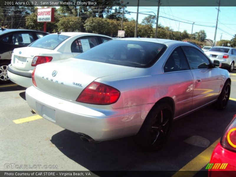 Satin Silver Metallic / Ebony Black 2001 Acura CL 3.2
