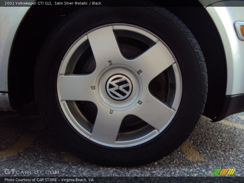 Satin Silver Metallic / Black 2001 Volkswagen GTI GLS