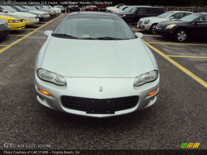 Light Pewter Metallic / Ebony Black 2002 Chevrolet Camaro Z28 Coupe