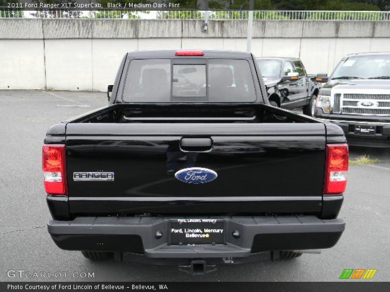 Black / Medium Dark Flint 2011 Ford Ranger XLT SuperCab