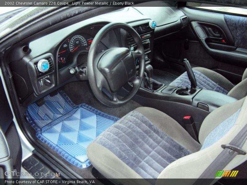 Light Pewter Metallic / Ebony Black 2002 Chevrolet Camaro Z28 Coupe