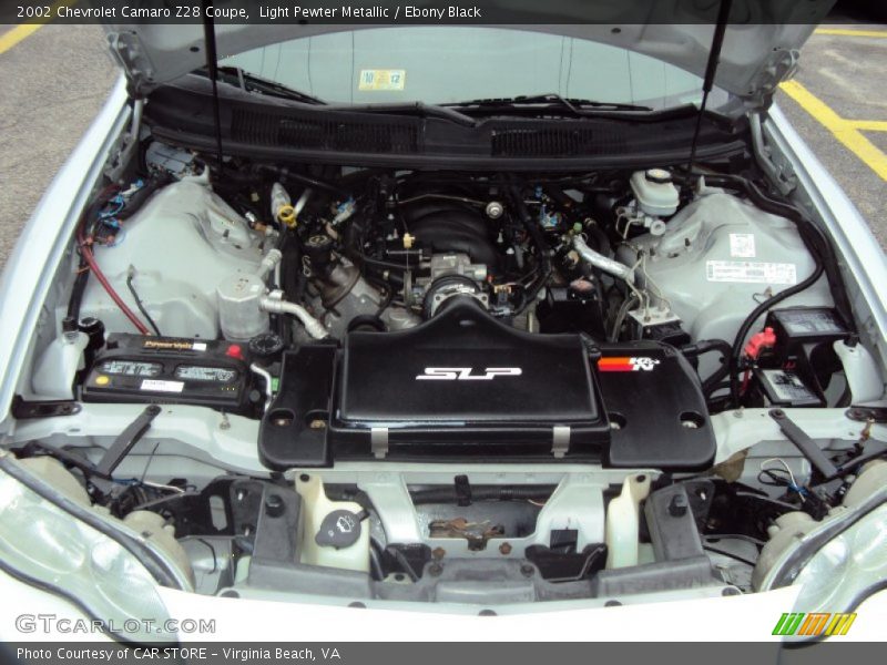 Light Pewter Metallic / Ebony Black 2002 Chevrolet Camaro Z28 Coupe
