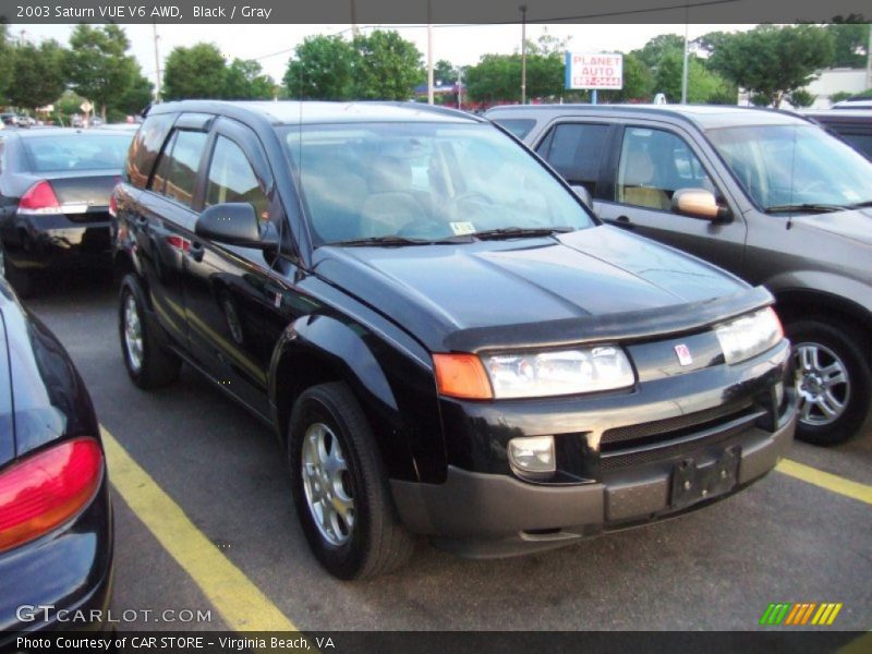 Black / Gray 2003 Saturn VUE V6 AWD
