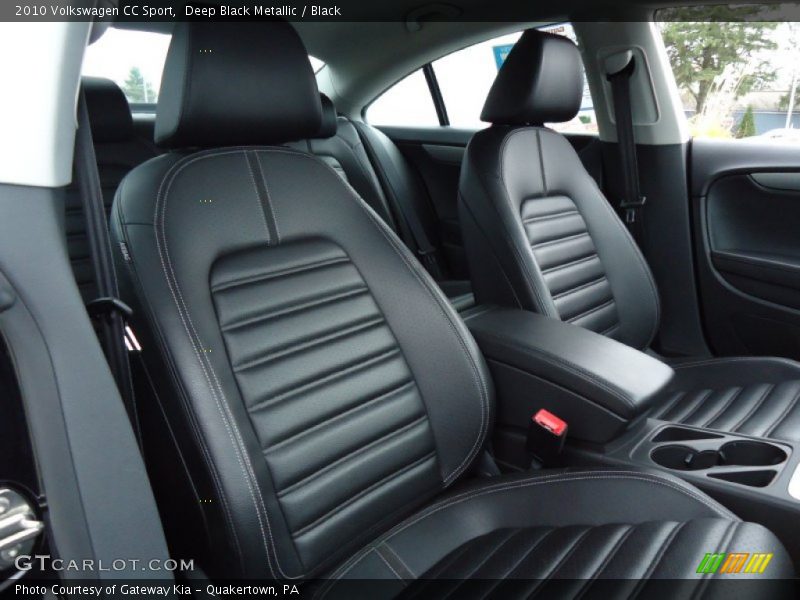 Deep Black Metallic / Black 2010 Volkswagen CC Sport