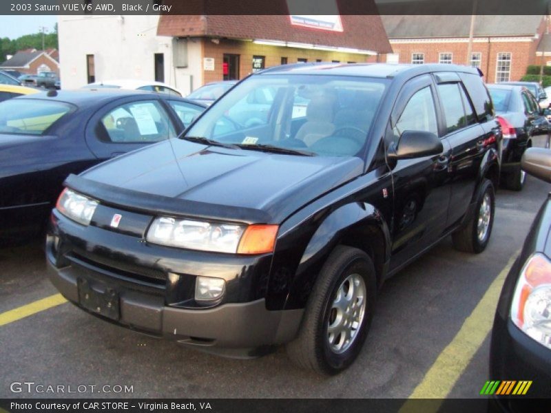 Black / Gray 2003 Saturn VUE V6 AWD