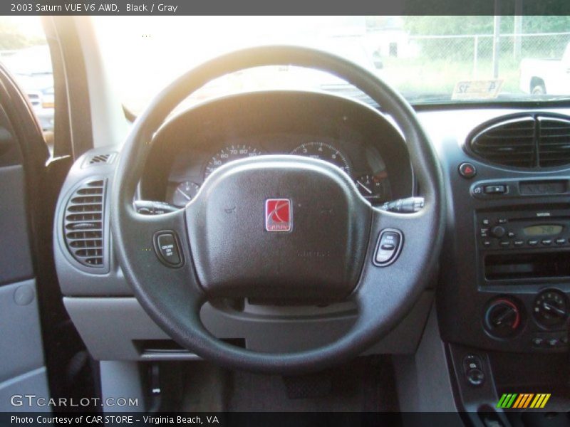 Black / Gray 2003 Saturn VUE V6 AWD