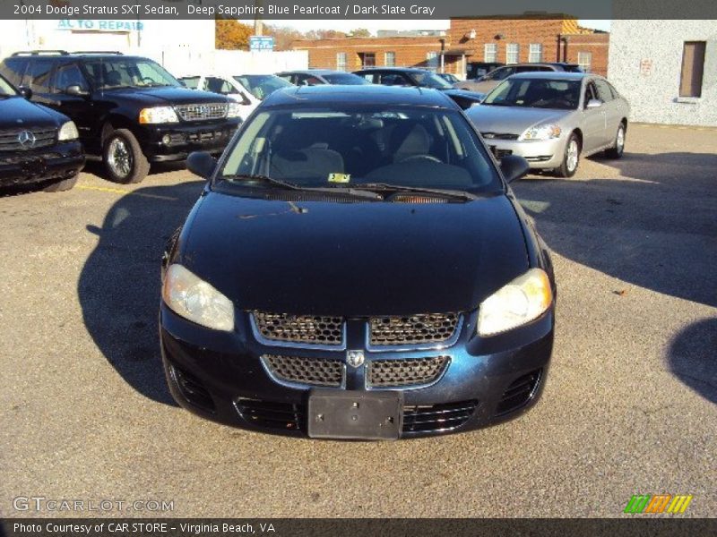 Deep Sapphire Blue Pearlcoat / Dark Slate Gray 2004 Dodge Stratus SXT Sedan