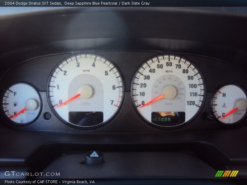  2004 Stratus SXT Sedan SXT Sedan Gauges