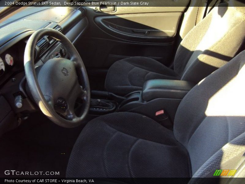 Deep Sapphire Blue Pearlcoat / Dark Slate Gray 2004 Dodge Stratus SXT Sedan