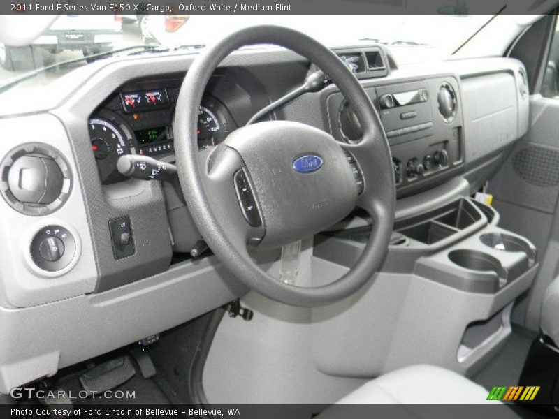 Oxford White / Medium Flint 2011 Ford E Series Van E150 XL Cargo