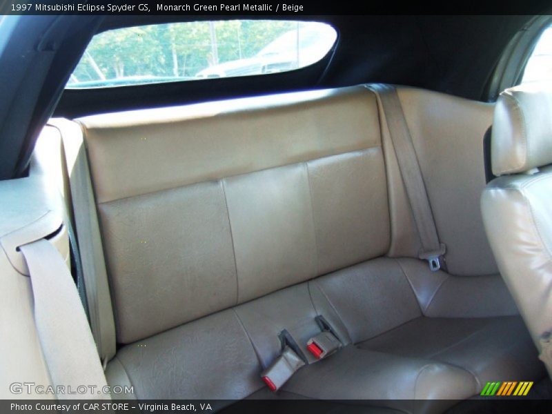 Monarch Green Pearl Metallic / Beige 1997 Mitsubishi Eclipse Spyder GS
