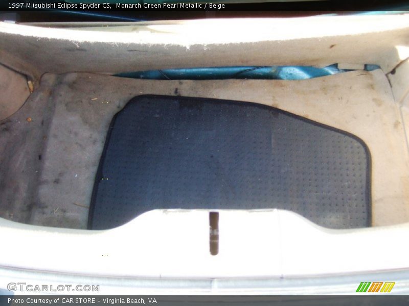 Monarch Green Pearl Metallic / Beige 1997 Mitsubishi Eclipse Spyder GS