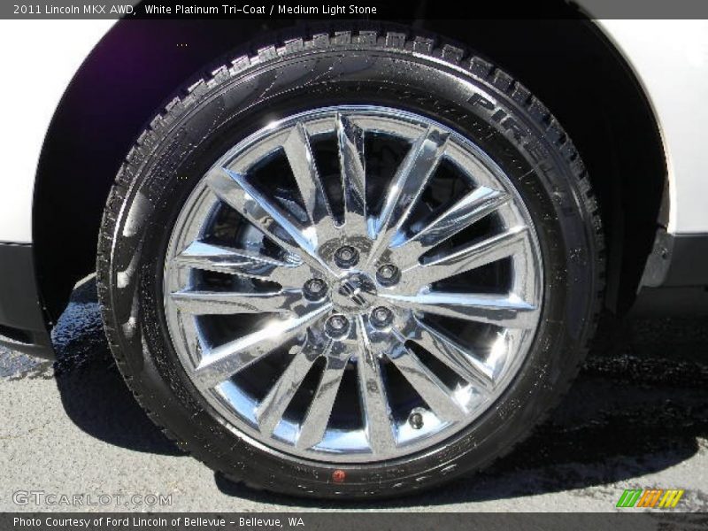 White Platinum Tri-Coat / Medium Light Stone 2011 Lincoln MKX AWD