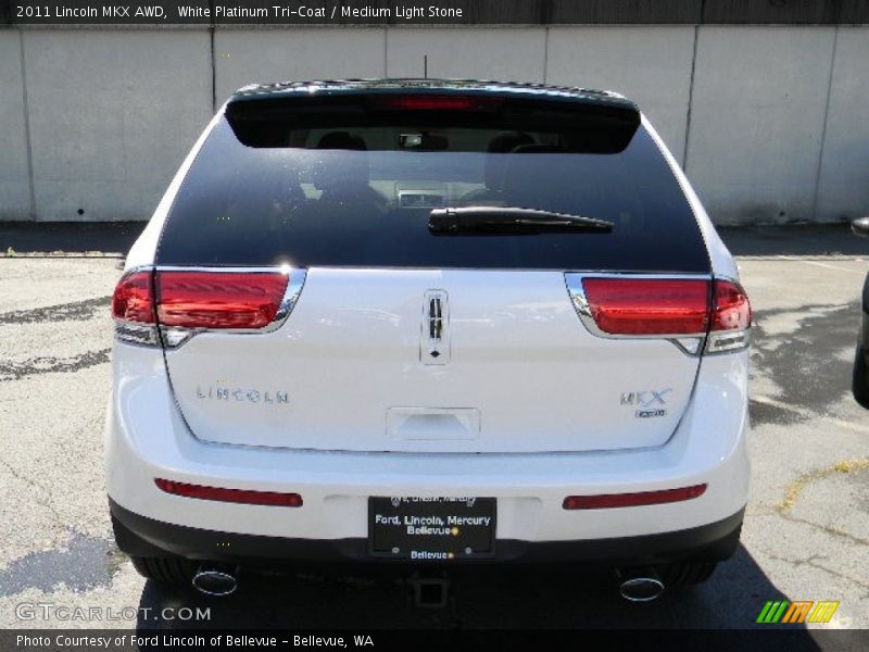 White Platinum Tri-Coat / Medium Light Stone 2011 Lincoln MKX AWD