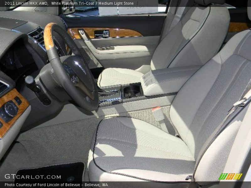 White Platinum Tri-Coat / Medium Light Stone 2011 Lincoln MKX AWD