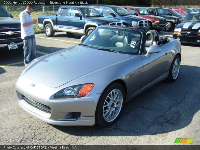 Silverstone Metallic / Black 2001 Honda S2000 Roadster