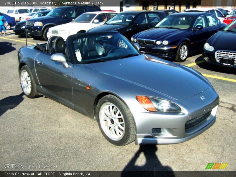 Silverstone Metallic / Black 2001 Honda S2000 Roadster