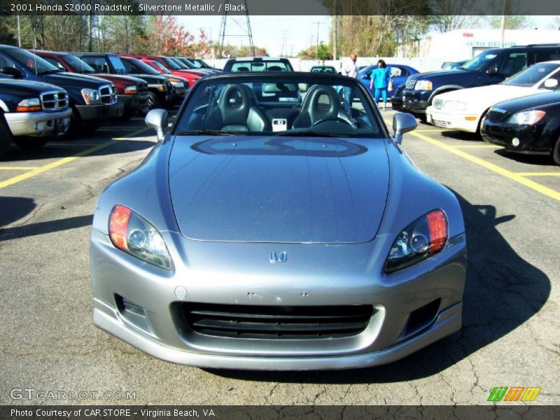 Silverstone Metallic / Black 2001 Honda S2000 Roadster
