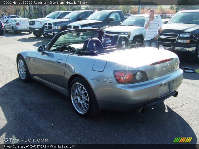 Silverstone Metallic / Black 2001 Honda S2000 Roadster