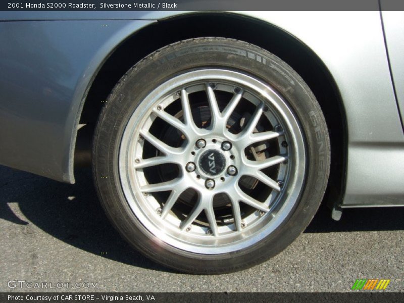 Silverstone Metallic / Black 2001 Honda S2000 Roadster