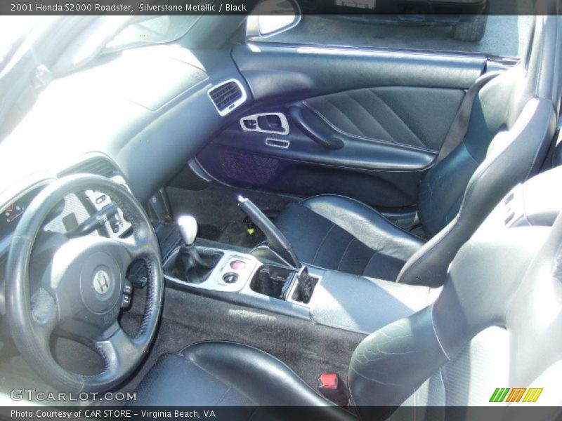 Silverstone Metallic / Black 2001 Honda S2000 Roadster