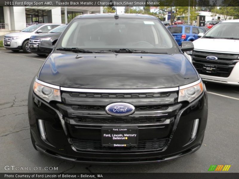 Tuxedo Black Metallic / Charcoal Black/Silver Smoke Metallic 2011 Ford Edge Sport AWD