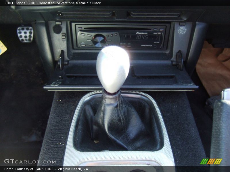Silverstone Metallic / Black 2001 Honda S2000 Roadster