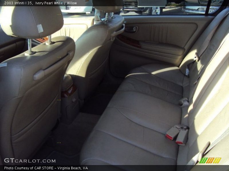 Ivory Pearl White / Willow 2003 Infiniti I 35